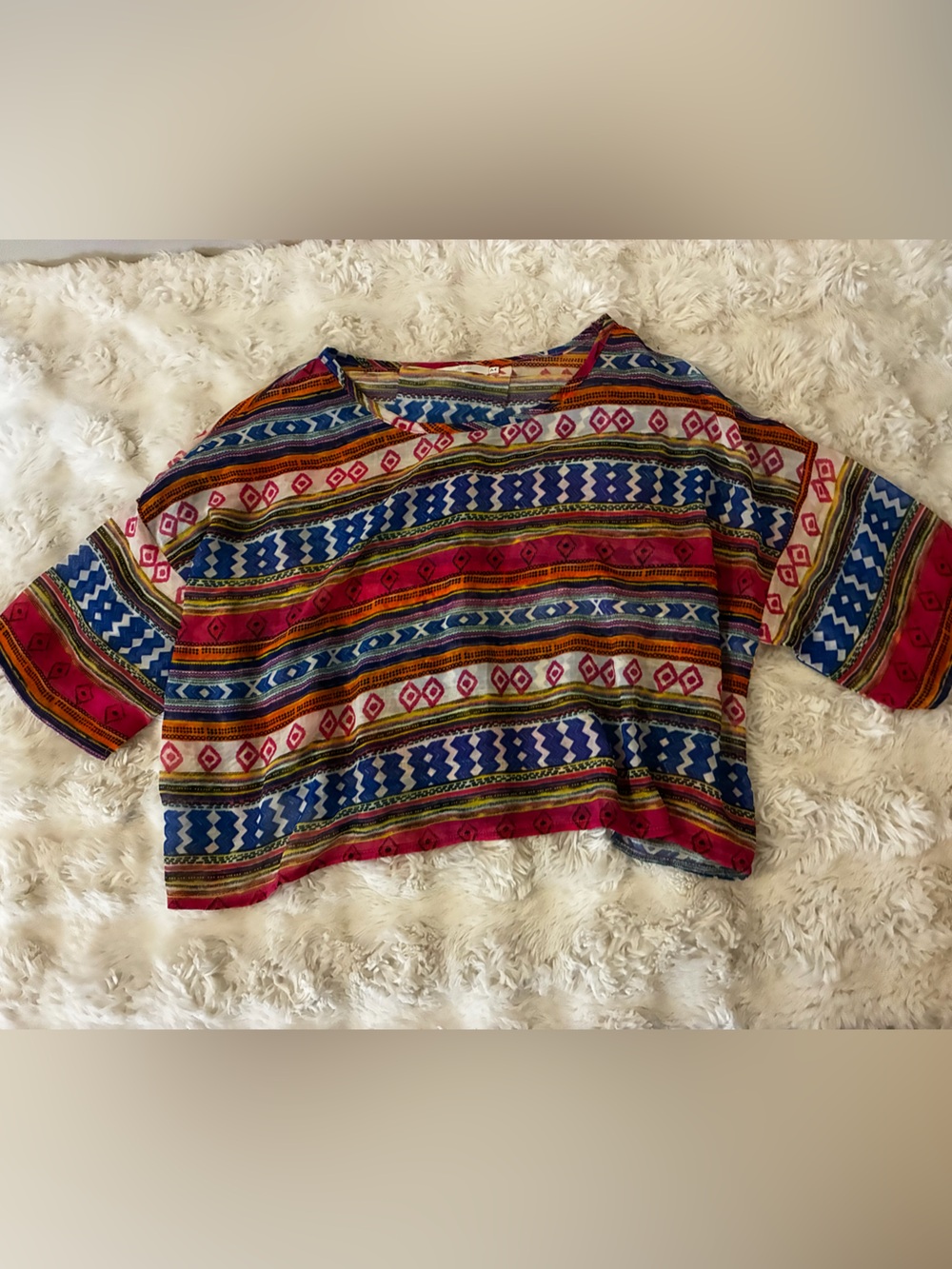 Boho Sheer Top